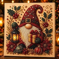 Kit d'art de peinture de perles 5D pour Noël, ornement suspendu, ensemble de bricolage pour décoration murale et cadeau - Grande Vente