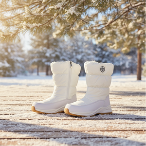 Bottes d'<span class=keywords><strong>hiver</strong></span> imperméables pour femmes YL6200, <span class=keywords><strong>chaussures</strong></span> chaudes, fourrées, mi-mollet, légères, pour la marche et la randonnée - Product Image 5