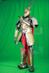 <span class=keywords><strong>Costume</strong></span> Mecha Black Myth Wukong 2,7 <span class=keywords><strong>m</strong></span> con trampoli per performance Wukong - Product Image 3