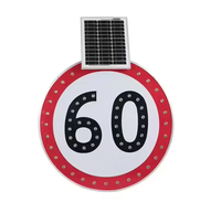 Panneau STOP LED à énergie solaire, haute visibilité, clignotant, octogonal, pour la sécurité des intersections routières