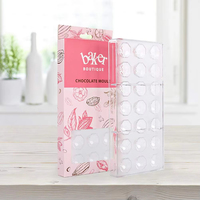 Fabricant personnalisé vente en gros emballage de chocolat jetable en plastique transparent blister insérer des plateaux boîte de récipient alimentaire