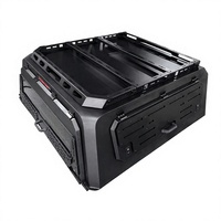 Module de rangement rigide verrouillable et étanche en alliage d'aluminium pour pick-up, boîte de toit 4x4 pour Ford Chevrolet Nissan
