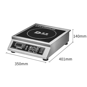 Estufa de horno electromagnético Cocina de inducción comercial eléctrica inteligente de acero inoxidable de alta velocidad para restaurante - Product Image 5