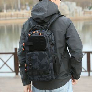 Nouveauté Sac à dos tactique camouflage pour homme Multifonctionnel Sacs de sport de pêche en plein air Doublure en polyester Fermeture éclair Mode - Product Image 5