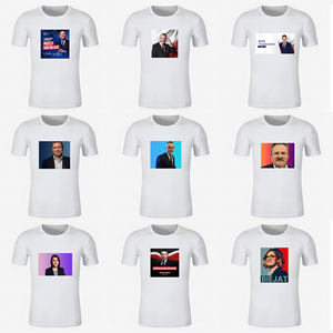Wholesale 2025 Unisex Short <b>Sleeve</b> Polish Presidential Candidate T-Shirt Customizable Adults Election Cheer Promotional T-Shirt - Product Image 6