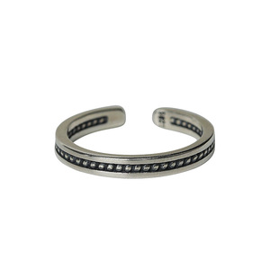 Retro Polka Dot <b>Ring</b> For Women Simple Unique Open Band <b>Plain</b> <b>Ring</b> Gift Jewelry Geometric Shape Round Design JZ 030 - Product Image 5