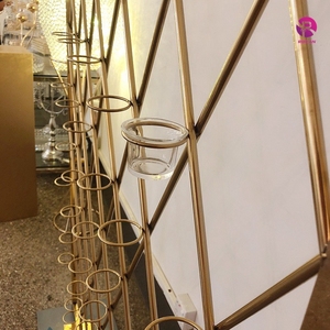 Party Decoration Furniture Stainless Steel <strong>Candle</strong> Wall Backdrop for <strong>Mehndi</strong> Indian Wedding - Product Image 3