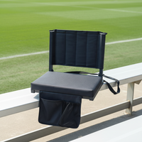 Chaise de stade XINGRUI moderne orange en fer Oxford – Portable, légère, pliable, écologique, durable pour extérieur et parc