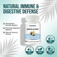 Ausreson OEM Capsules de Monolaurine Pure – Soutien Immunitaire, Santé Digestive, Compléments Alimentaires de Qualité Alimentaire, Vitalité, Végétaliennes