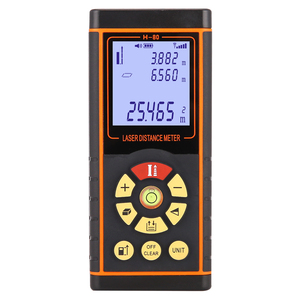 Medidor de distancia láser superior medición 80m OEM herramienta de medición de distancia dispositivo de medición Medidor láser preciso precio <span class=keywords><strong>cinta</strong></span> láser de mano - Product Image 3