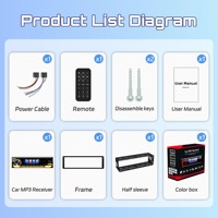 Lecteur audio de voiture 1 DIN DSP TFT en gros, 8 RCA 31EQ pour amplificateur, haut-parleur et projets de mise à niveau de la scène sonore