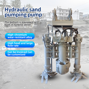 Pompe centrifuge submersible hydraulique haute pression pour l'extraction minière, le dragage de sable et le transfert vertical de boues en acier inoxydable - Product Image 3