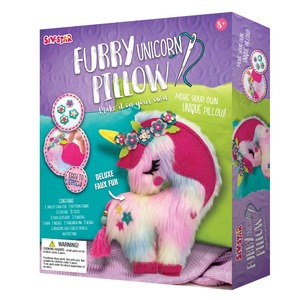 DIY Toys Furry Pillow Set <strong>Sewing</strong> <strong>Kit</strong> Educational Arts and Crafts <strong>Kit</strong> for <strong>Kids</strong> and Adult - Product Image 1