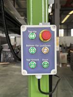 Élévateur de stationnement vertical à trois niveaux pour trois voitures, à quatre poteaux hydrauliques robustes, pour garage domestique