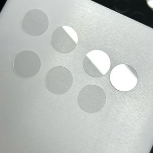 Pietre Preziose Sintetiche di Zaffiro Bianco Trasparente Spessore 0,8mm, Corindone Pulito per Quadranti di Orologi - Product Image 1