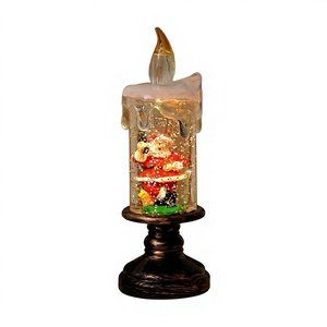 Nuevas Decoraciones Navideñas Creativas <span class=keywords><strong>de</strong></span> China, Luces <span class=keywords><strong>de</strong></span> Vela con Diseño <span class=keywords><strong>de</strong></span> Papá Noel, Adornos <span class=keywords><strong>de</strong></span> <span class=keywords><strong>Bolas</strong></span> <span class=keywords><strong>de</strong></span> <span class=keywords><strong>Cristal</strong></span> con Dibujos Animados <span class=keywords><strong>de</strong></span> <span class=keywords><strong>Nieve</strong></span>, Modelo 32659 - Product Image 1