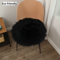 Coussin de luxe en laine naturelle véritable pour chaises de maison modernes
