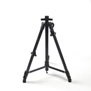 Chevalet trépied métallique de studio 52-160 cm, hauteur réglable, support de peinture en fer, finition noire pour salle de classe, école d'art, <span class=keywords><strong>atelier</strong></span> - Product Image 3