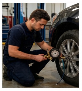 Manómetro de aire inflable de alta precisión para vehículo eléctrico, coche, motocicleta, neumático - Product Image 4