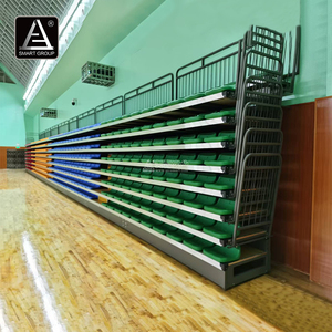 Gradins de gymnastique rétractables à plusieurs niveaux mobiles de sports de stade - Product Image 4