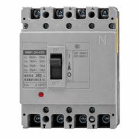Disjoncteur à boîtier moulé RMM1-630L 4P 4300 MCCB 500A 630A AC380V, interrupteur à air, protection contre les surcharges et les courts-circuits