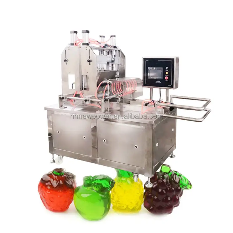 Máquina de enchimento semiautomática de pirulitos para doces duros, 10-20 kg/h, depositador de doces e doces macios, gelatina de goma, máquina depositadora de doces