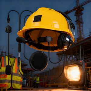 <span class=keywords><strong>Casque</strong></span> intégral filaire talkie-walkie écouteurs microphone interphone communication caractéristiques - Product Image 2