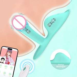 App-Gesteuerter Aufsitz-Dildo-Vibrator für Frauen zur Klitorisstimulation, Freihändiger Stoß- und Reib-Vibrator zur G-Punkt-Stimulation für die Weibliche Masturbation - Product Image 2