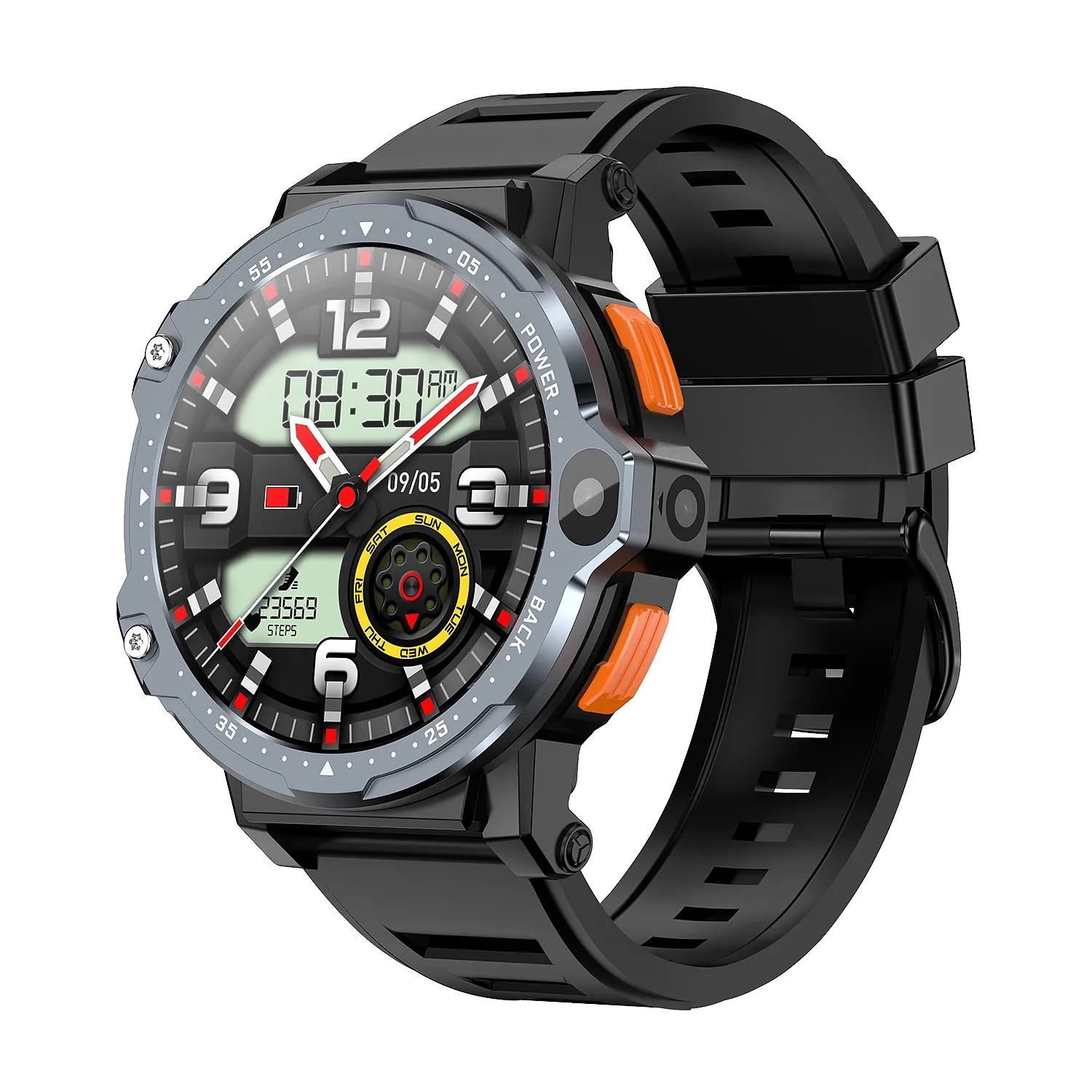 Jam tangan pintar 4G, jam tangan pintar Android panggilan Video 1.54 inci CUP Quad-core PG999 Pro SOS jam tangan olahraga