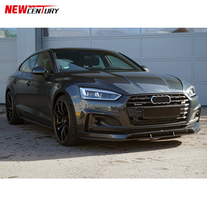 Adecuado para 2016-2018 Audi <span class=keywords><strong>A5</strong></span> B9 parachoques delantero frente pala labio trasero material de fibra de carbono sobre estilo - Product Image 5