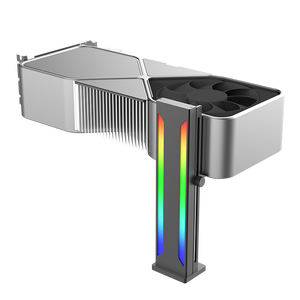 <span class=keywords><strong>Soporte</strong></span> de Aluminio para Tarjeta Gráfica de Una Sola Capa con 9 Luces LED 5V ARGB, <span class=keywords><strong>Soporte</strong></span> para <span class=keywords><strong>GPU</strong></span> de Escritorio - Product Image 5