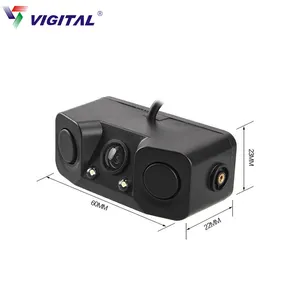 Système de caméra de recul LED IR analogique avec capteur de stationnement, caméra Radar, caméra de recul
