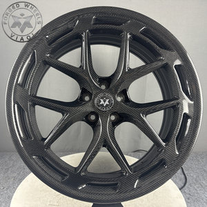 Jantes en fibre de carbone forgée Viaol 17-24 pouces 5x112 5x120 5x139.7 4 pièces 30 mm compatibles avec 512 SF90 F12 812GTS SuperFast 458 - Product Image 1