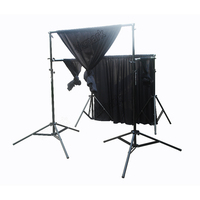 Scène de Marionnettes Portable pour Salle de Classe, Trépied pour Théâtre de Marionnettes, Tuyau et Drapé
