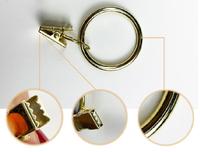Anneaux en Bronze Antique, 40mm, 1 pièce, accessoires pour rideaux, clips à crochets pour rideau de douche