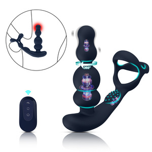 Hot-selling Products <b>Vibrating</b> <b>Remote</b>-<b>Controlled</b> Wearable Anal Plug Beads Couples Adult Novelty Products Wholesale Manufacturer - Product Image 1