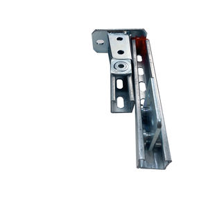 Rouleaux de rideau en acier <span class=keywords><strong>pour</strong></span> camion, rouleaux de porte de grange suspendus, rail de <span class=keywords><strong>chariot</strong></span>, roue, Unistrut, acier allié ASTM, découpe, soudage, pliage - Product Image 5