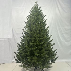 Factory Direct Fir Shape Prelit Artificial <b>Christmas</b> Tree PE PVC Branch Outdoor Fat Luxury <b>Christmas</b> Tree With Warm Led - Product Image 2