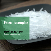 Menthol naturel, vente directe en usine, pureté 99% (qualité alimentaire), prix compétitif pour de grandes quantités, livraison rapide