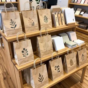 Bolsas de Embalaje para Llevar Comida, con Logotipo Personalizado, para Pan, Sándwiches, Impresión Digital, Bolsas de Papel Kraft para Comida para Llevar, Café - Product Image 5