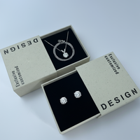 Boîtes à bijoux de luxe personnalisées pour colliers et bracelets, emballage cadeau en papier de qualité supérieure pour bijoux