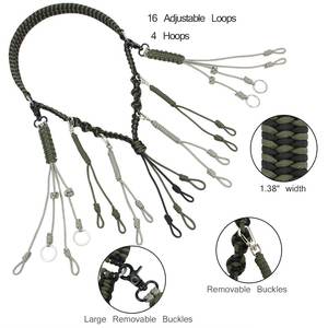 Boucles réglables Lanière d'appel de canard Paracord Game Carrier pour Goose Pheasant Waterfowl Predator Hunting Duck Carrier - Product Image 2