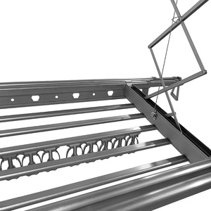 Smart Electronic Folding <b>Ceiling</b> Drying Rack With Heating Function For Clothes Indoor Use Stainless Steel Material - Product Image 5