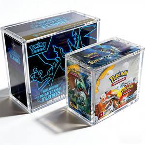 Boîte de présentation <span class=keywords><strong>en</strong></span> acrylique transparent de haute qualité pour boîte de boosters Pokémon, protection transparente pour boîte ETB Pokémon - Product Image 6