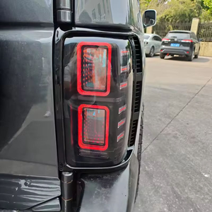 Luz Trasera LED para Mitsubishi Pajero Montero 91-99 V33 V43 V55, Conjunto de Lámparas Traseras Estrechas, Carcasa Negra, Par - Product Image 6
