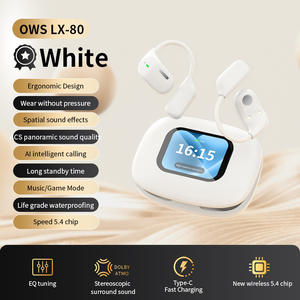 OWS LX-80 Casque <span class=keywords><strong>Bose</strong></span> <span class=keywords><strong>Écouteurs</strong></span> Sportifs Casque Traduction IA Puissance Réduction de Bruit <span class=keywords><strong>Sans</strong></span> <span class=keywords><strong>Fil</strong></span> TWS pour la Course à Pied l'Entraînement - Product Image 1