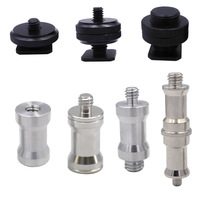 Adaptateur de montage de caméra en alliage d'aluminium de précision, vis de conversion 1/4 à 3/8 pour trépied, monopode, rotule - Haute qualité, portable
