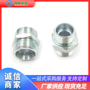Raccord hydraulique droit de type H Yongjie 1C avec embout conique métrique et filetage externe - Product Image 4