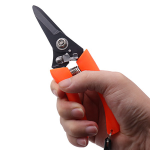 Lu Ban's Work Bypass Pruning Shears Stainless Steel Orange Manual For Branches Pruning - Product Image 1