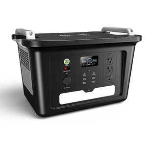 Solar Power Station Portable 2000W 1809Wh LiFePO4 Outdoor Live Streaming Pure Sine Wave MPPT Type-<b>C</b> PD 100W Cigar Lighter - Product Image 4